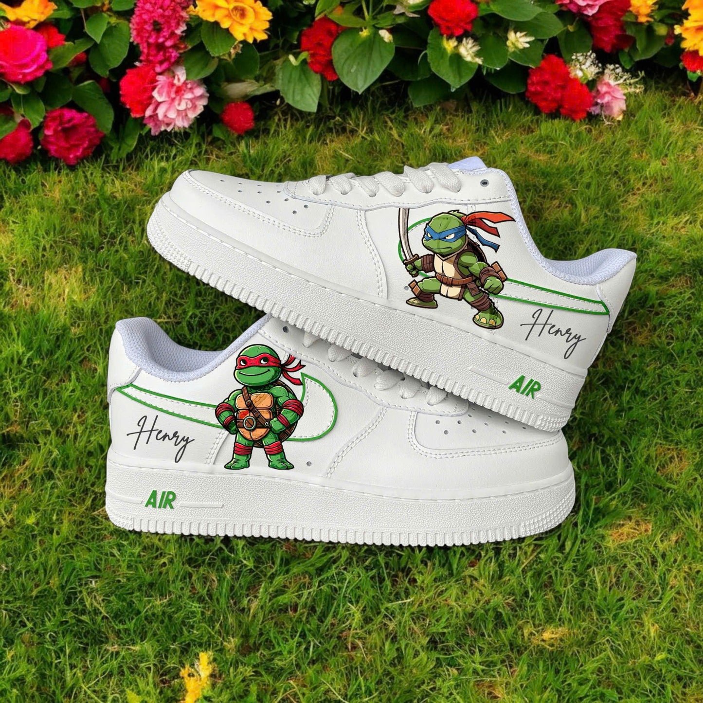 Ninja Turtle Custom Air Force 1 Sneaker