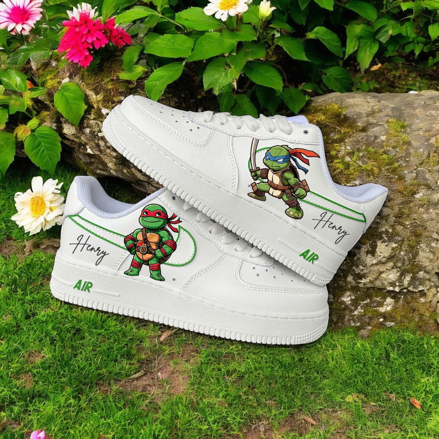 Ninja Turtle Custom Air Force 1 Sneaker