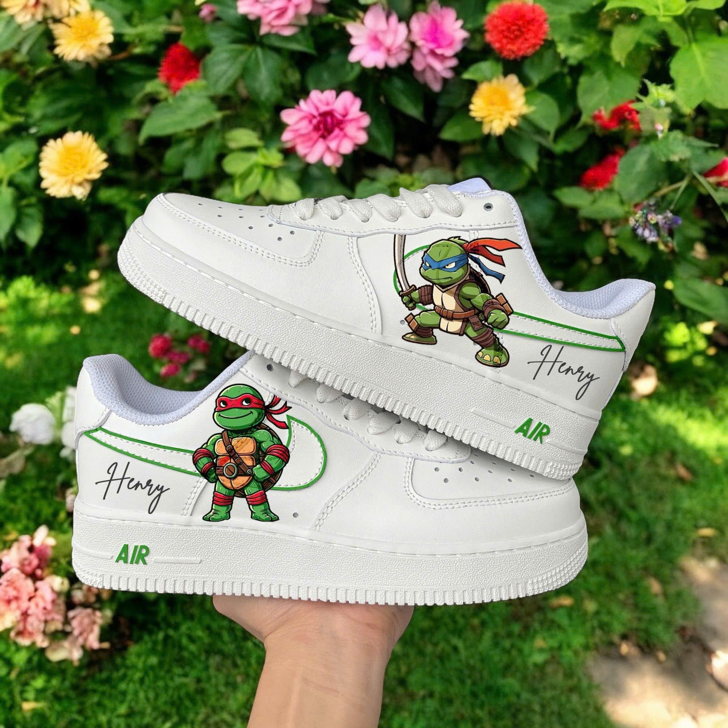 Ninja Turtle Custom Air Force 1 Sneaker