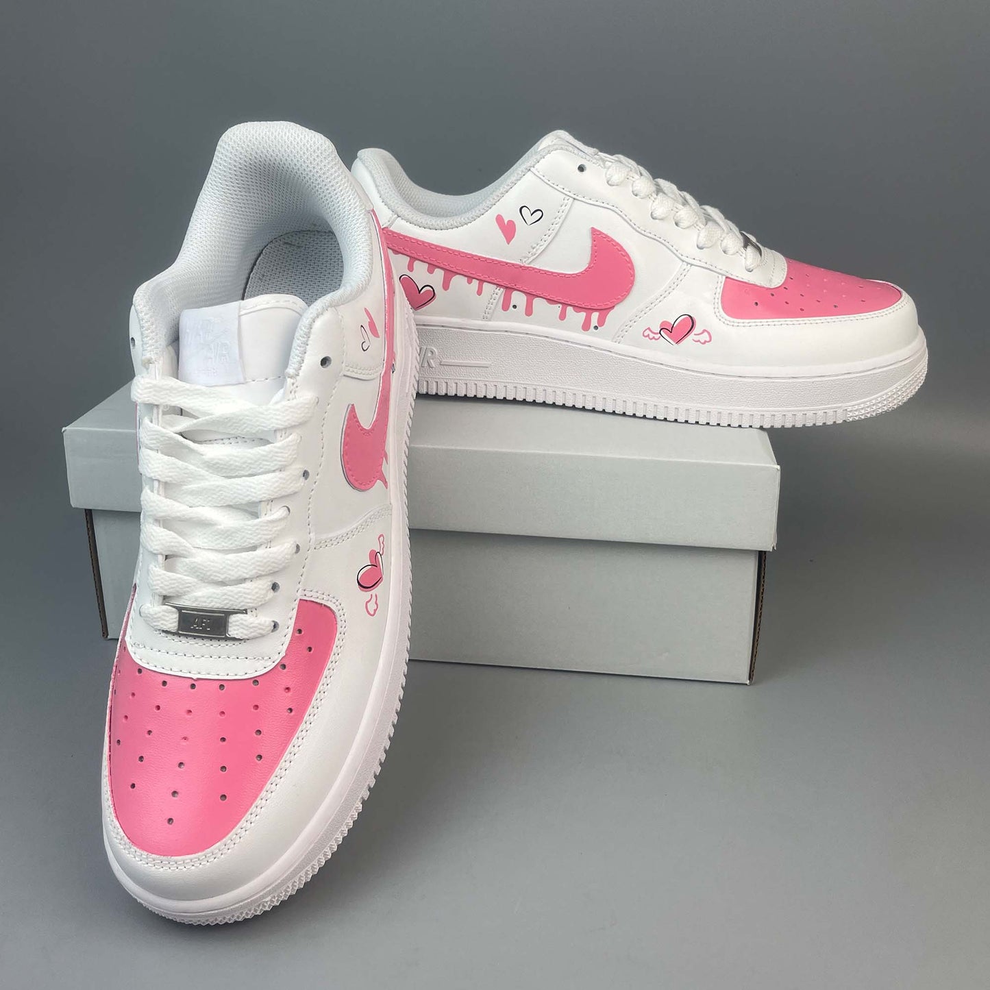 Drip Heart Custom Shoes Air Force 1