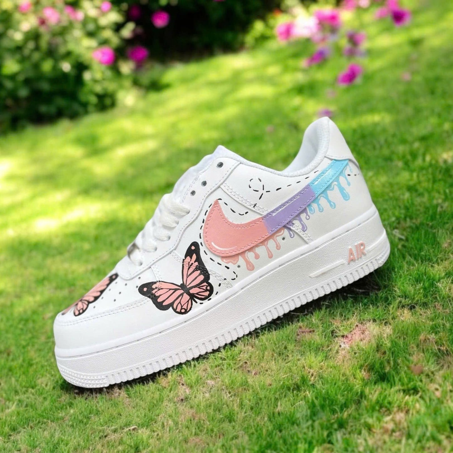 Rainbow Butterflies Air Custom Sneaker