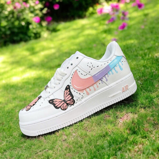 Rainbow Butterflies Air Custom Sneaker