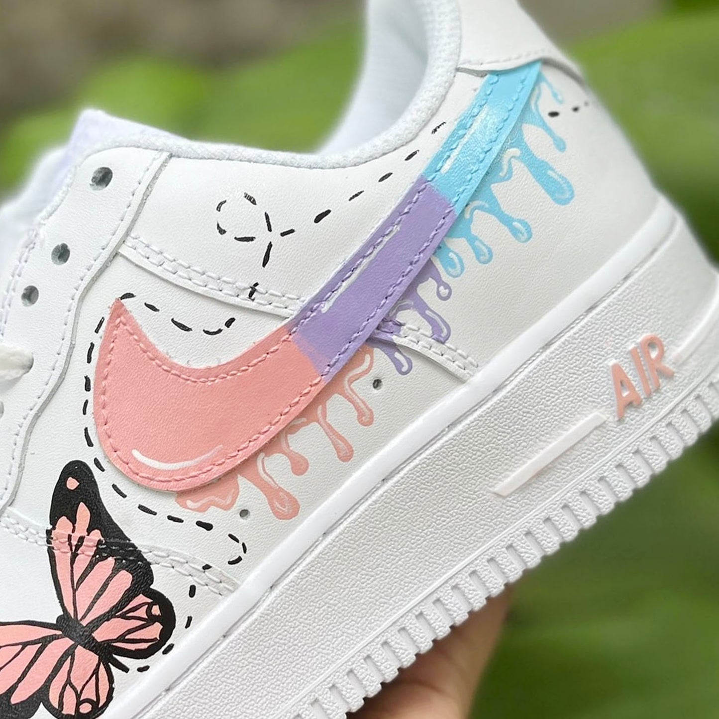 Rainbow Butterflies Air Custom Sneaker