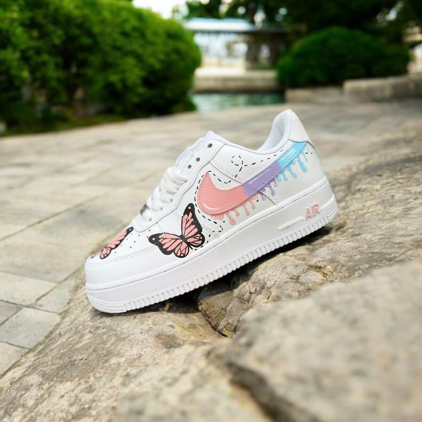 Rainbow Butterflies Air Custom Sneaker