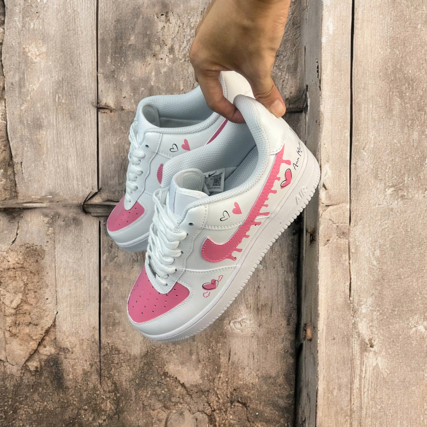 Drip Heart Custom Shoes Air Force 1