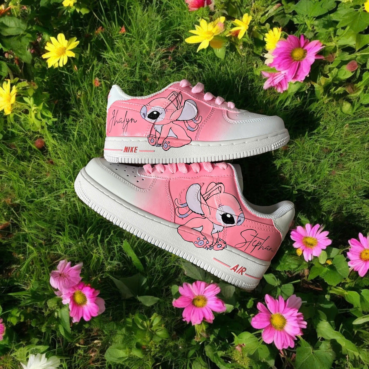 Pink Stitch Custom Sneaker Air Force 1