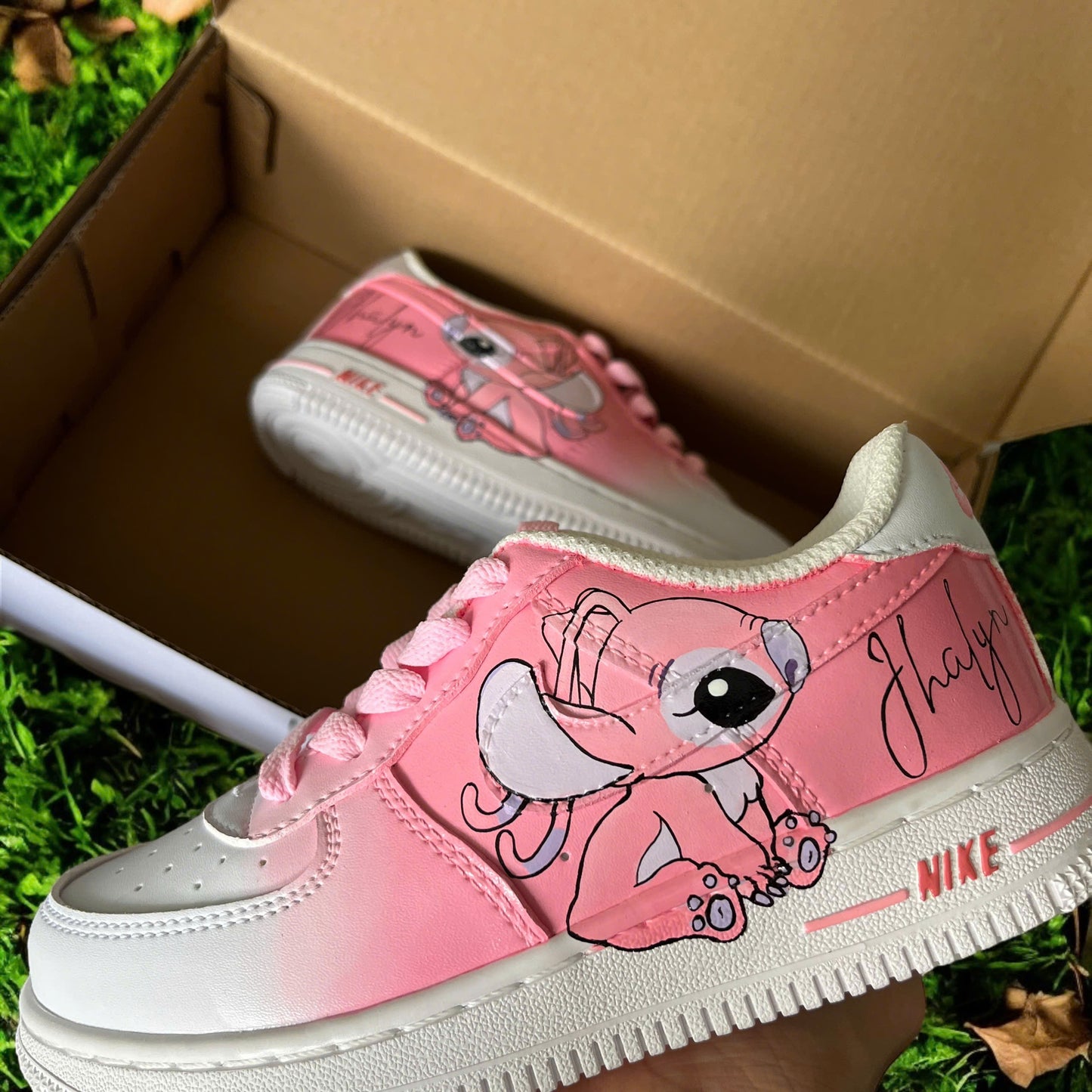 Pink Stitch Custom Sneaker Air Force 1