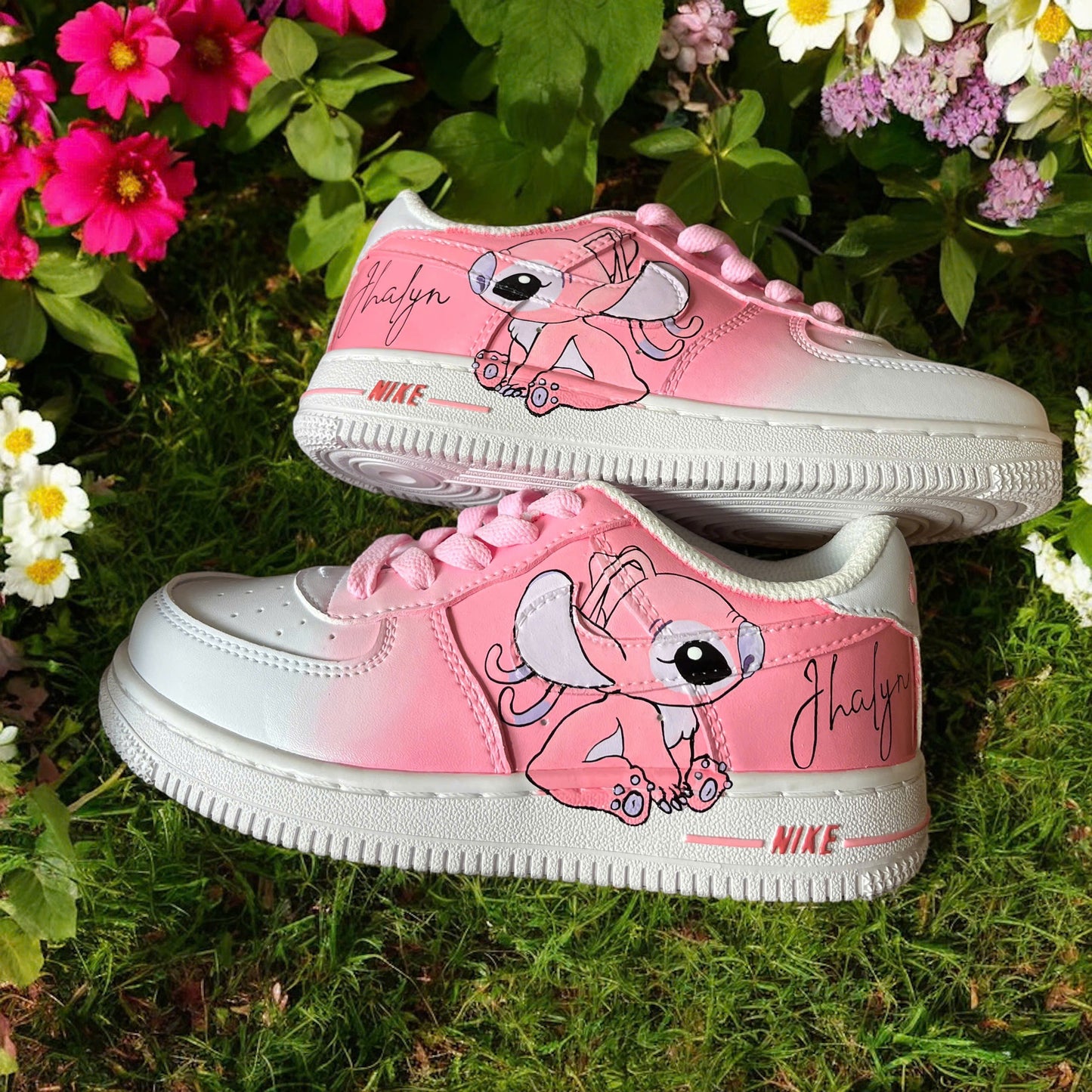 Pink Stitch Custom Sneaker Air Force 1