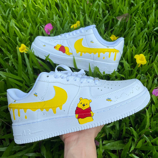 Pooh Bear Cartoon Custom Sneaker Drip