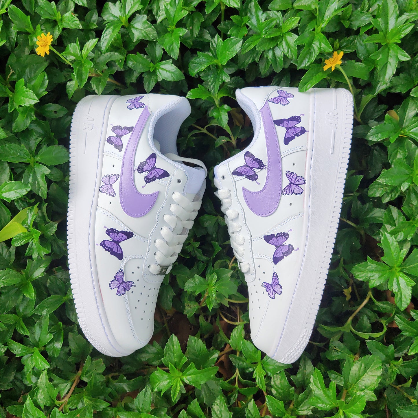 Purple Butterfly Custom Sneaker