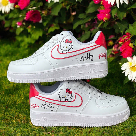 Red Kitty Custom Sneaker