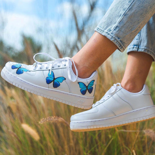 Butterfly Hand Painted Sneaker