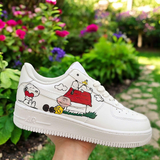 Snoopy Dog Cartoon Custom Sneaker Air Force 1