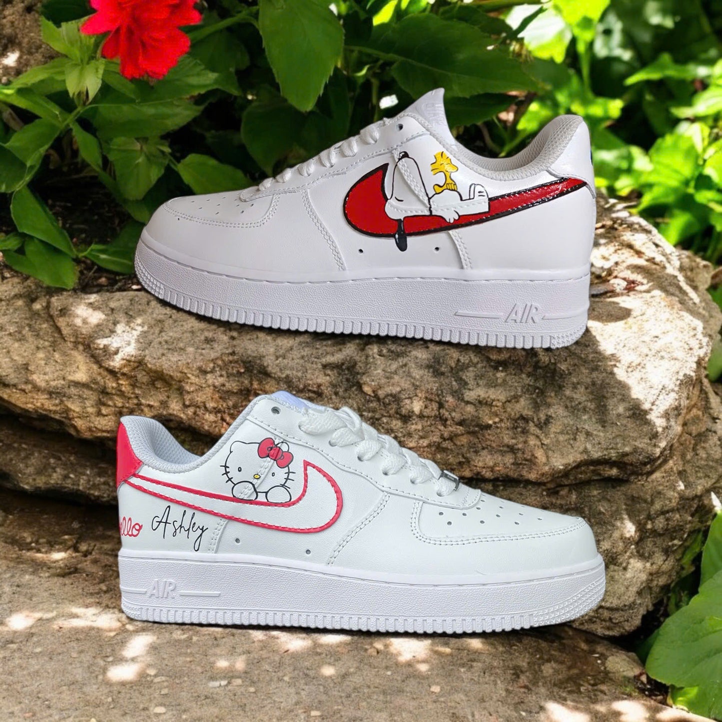 Snoopy x Kitty Air Force 1 Custom Sneaker