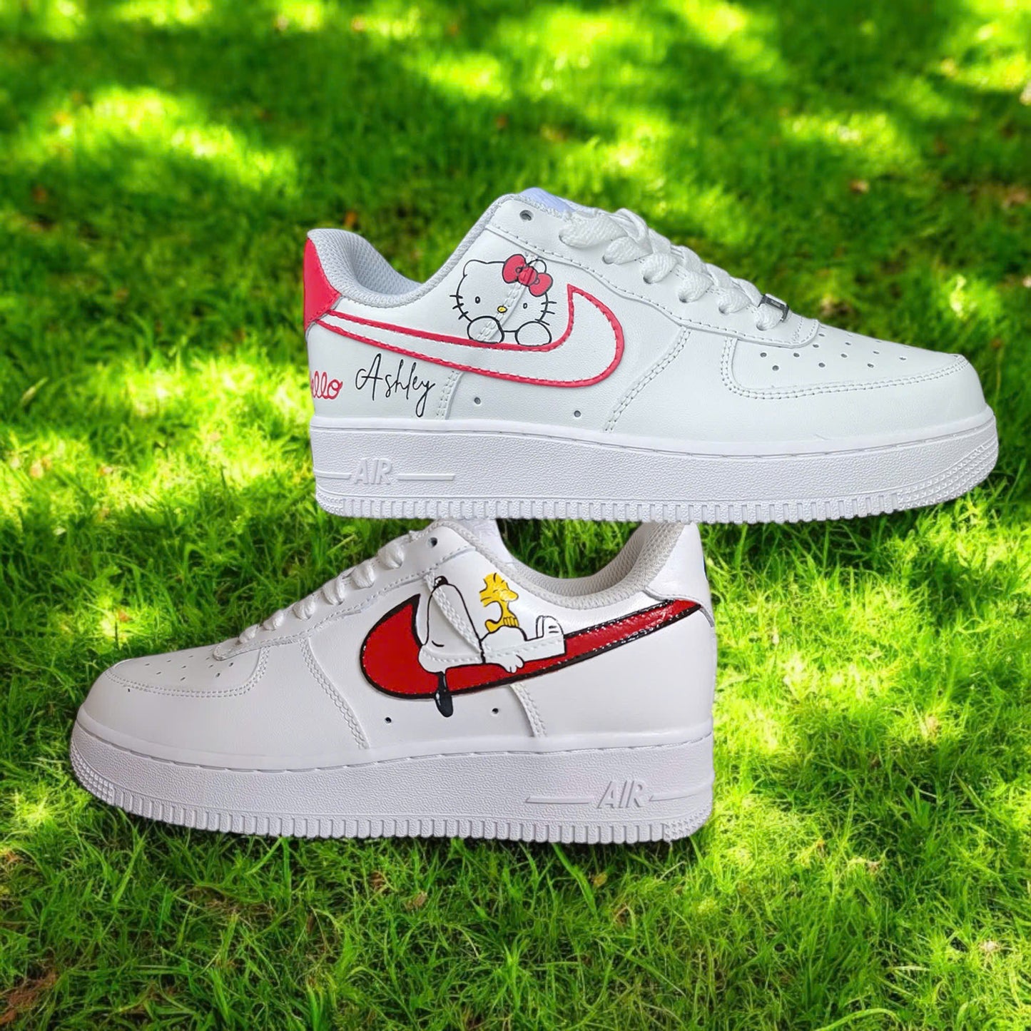 Snoopy x Kitty Air Force 1 Custom Sneaker