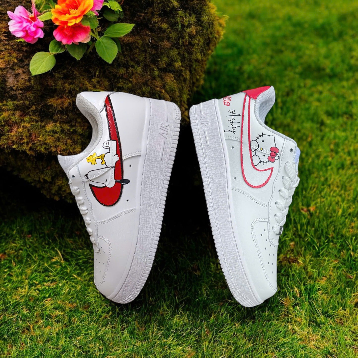 Snoopy x Kitty Air Force 1 Custom Sneaker