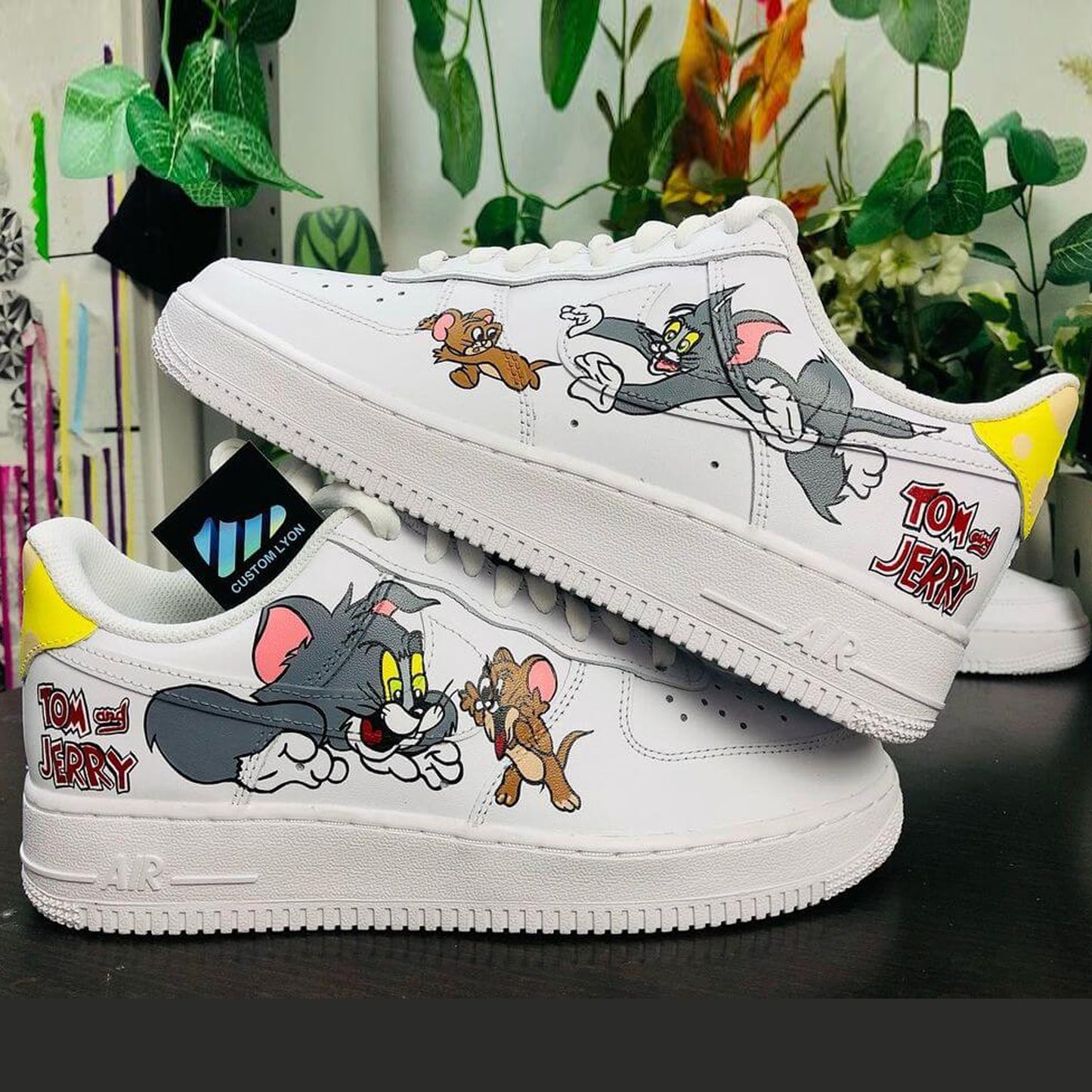 Tom & Jerry Cartoon Custom Sneaker