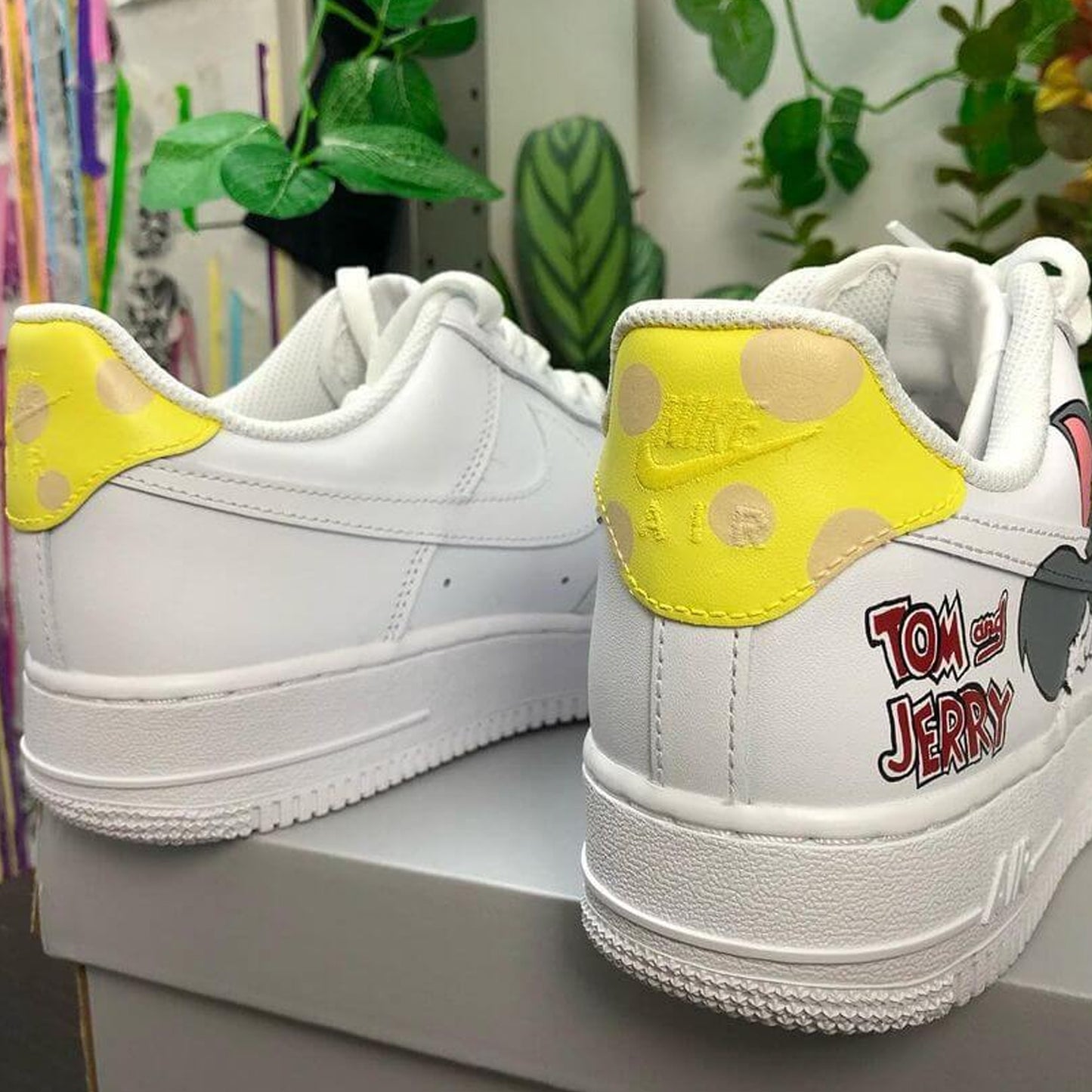 Tom & Jerry Cartoon Custom Sneaker