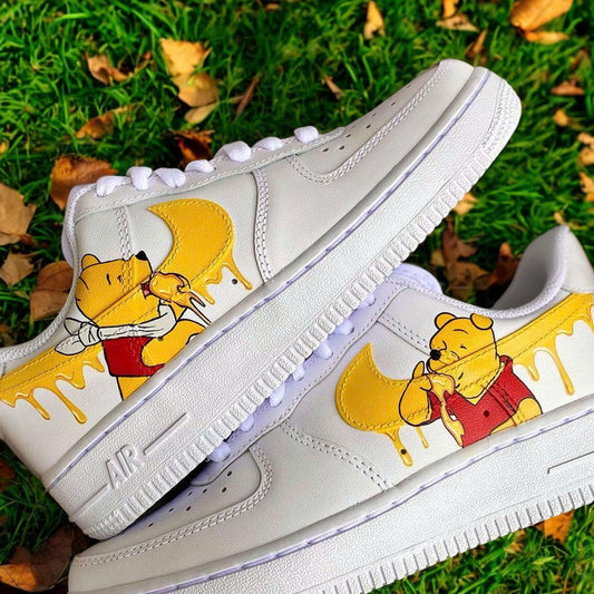 Winnie The Pooh Bear Cartoon Custom Sneaker