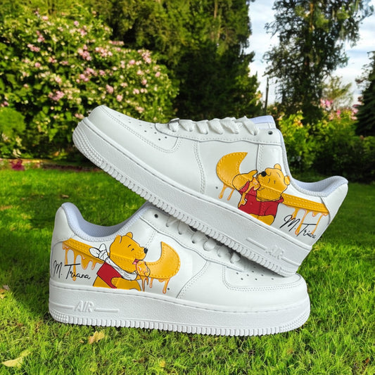 Winnie The Pooh Bear Cartoon Custom Sneaker