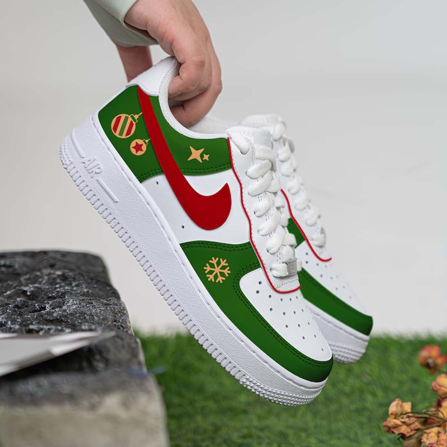 Christmas Snow Custom Sneaker