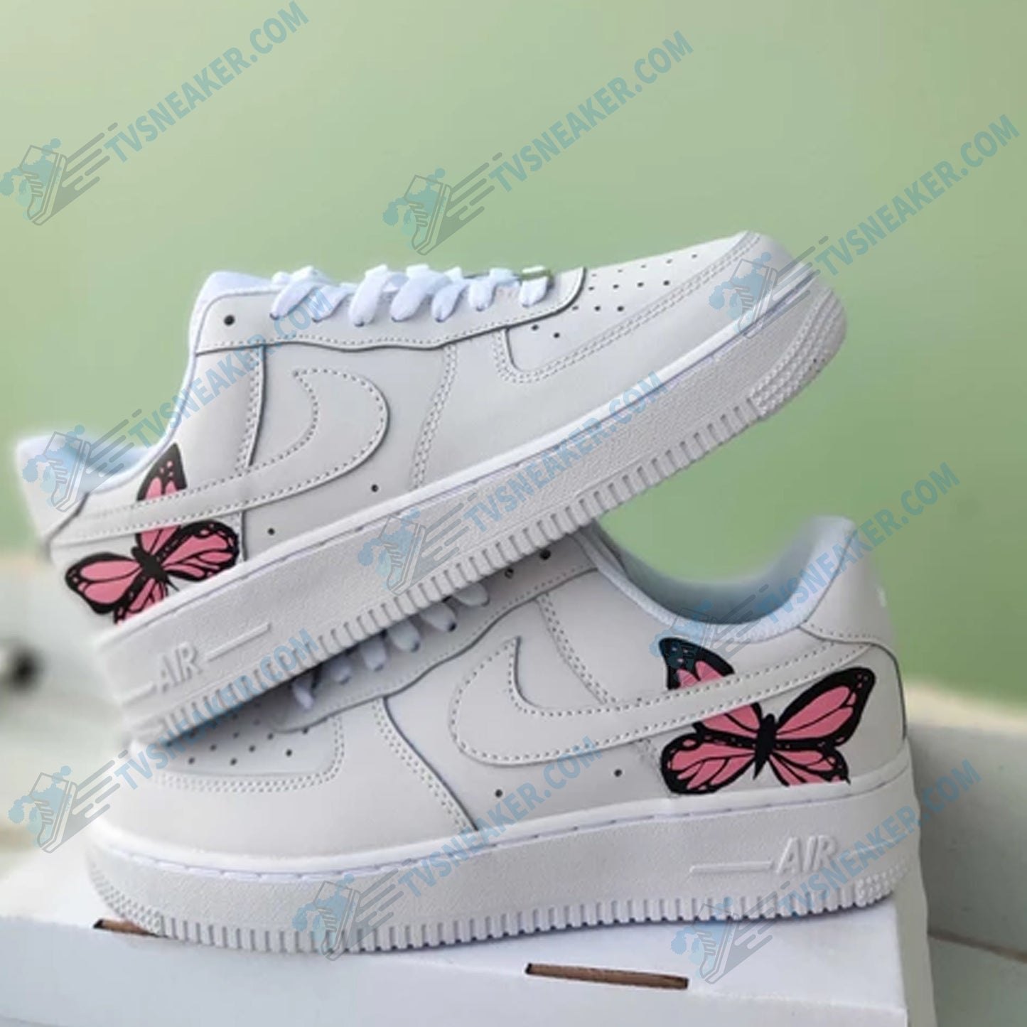 Pink Butterfly Custom Sneaker