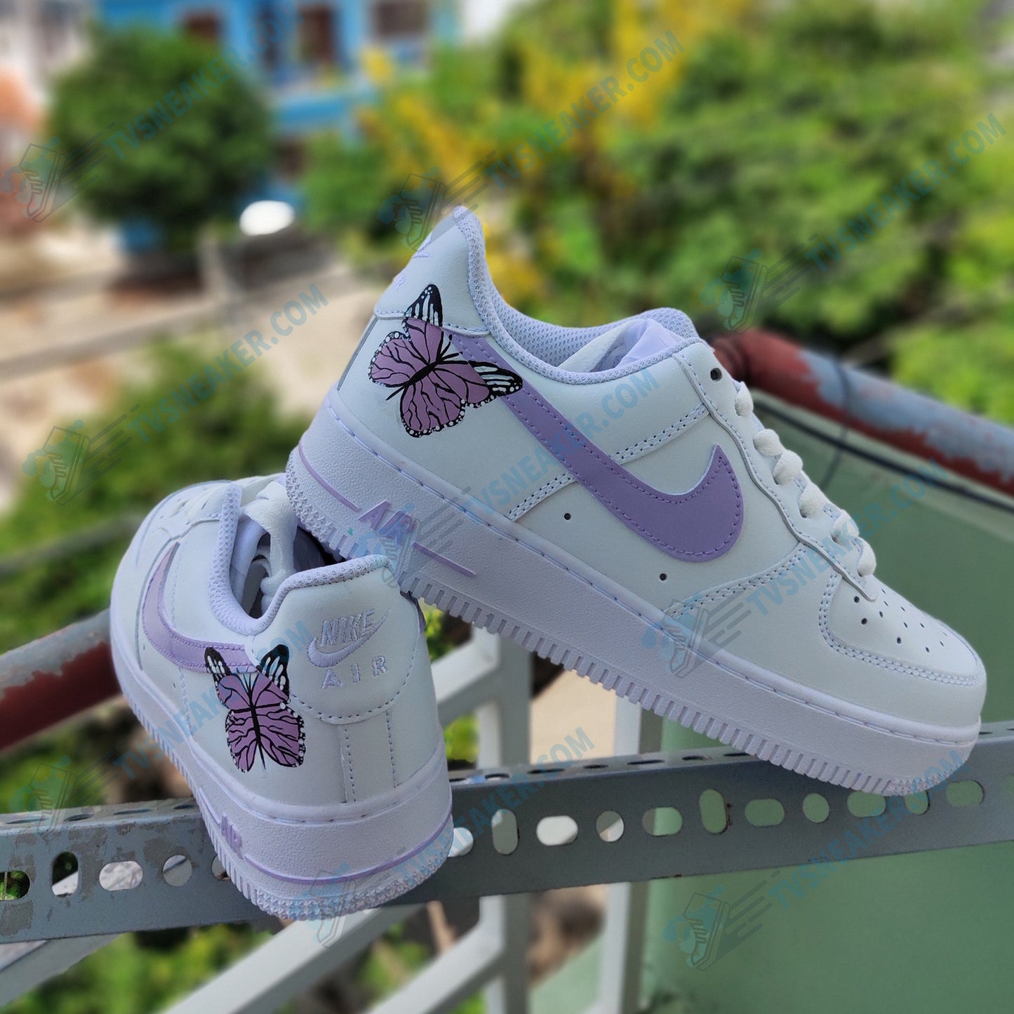 Purple 1 Butterfly Custom Sneaker