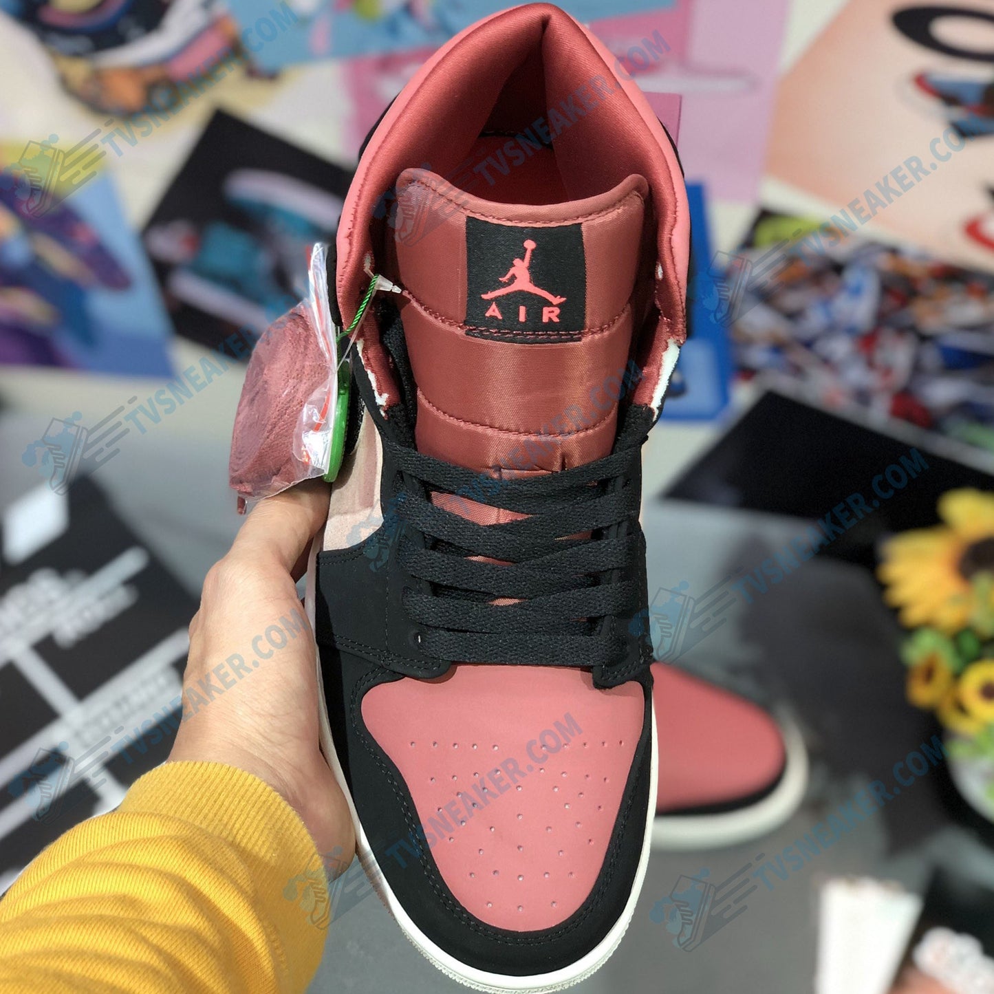 JD Black Pink Low Sneaker