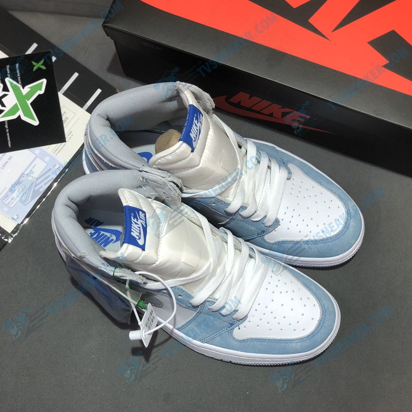 JD Sky Blue High Sneaker