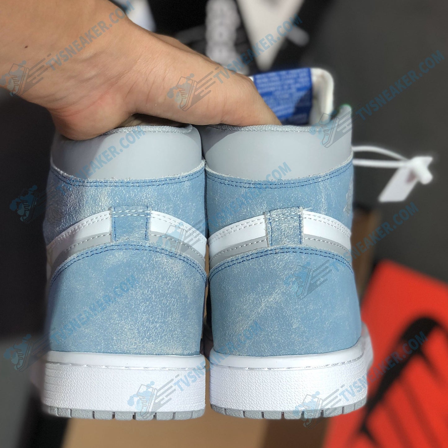 JD Sky Blue High Sneaker