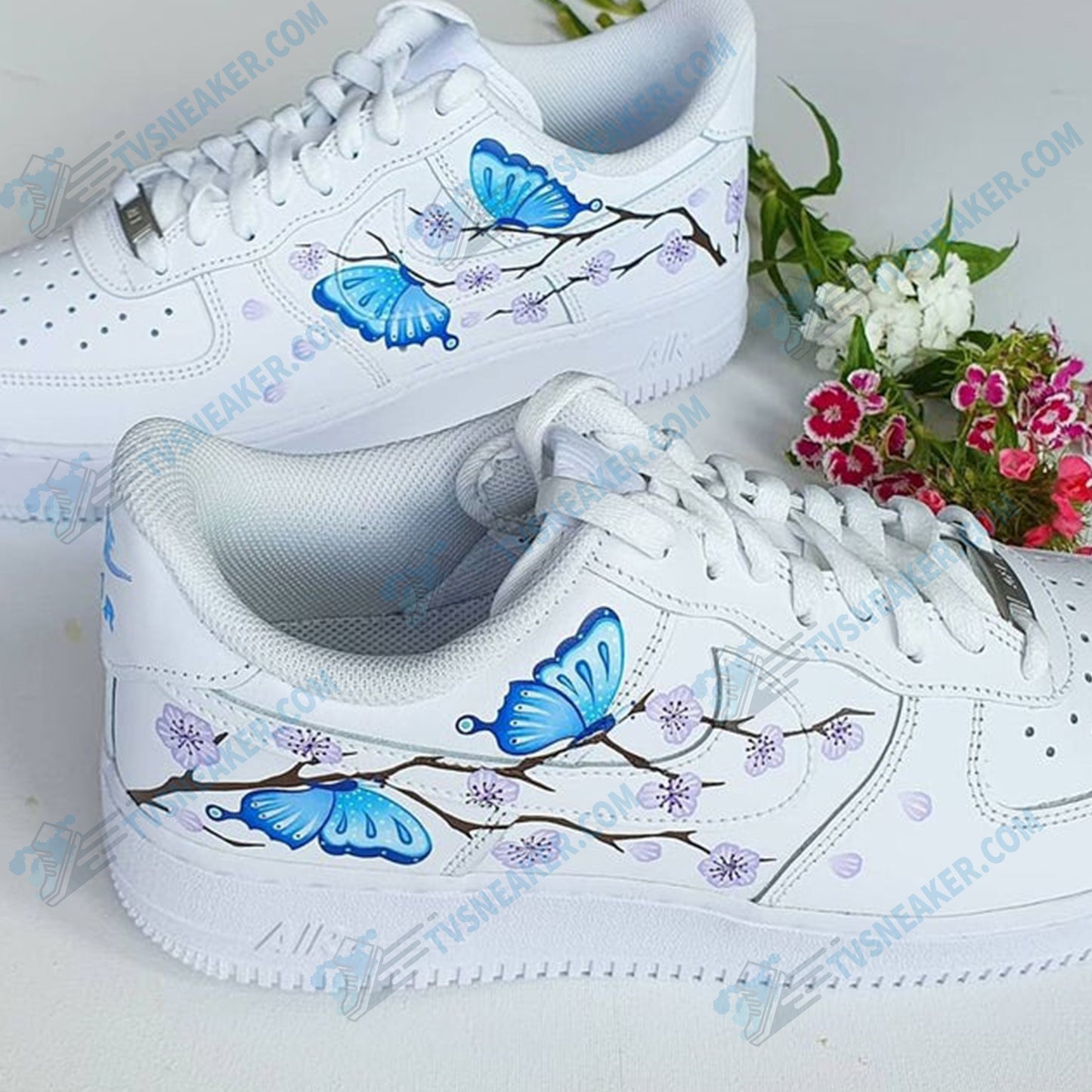 Flower Butterflies Custom Sneaker