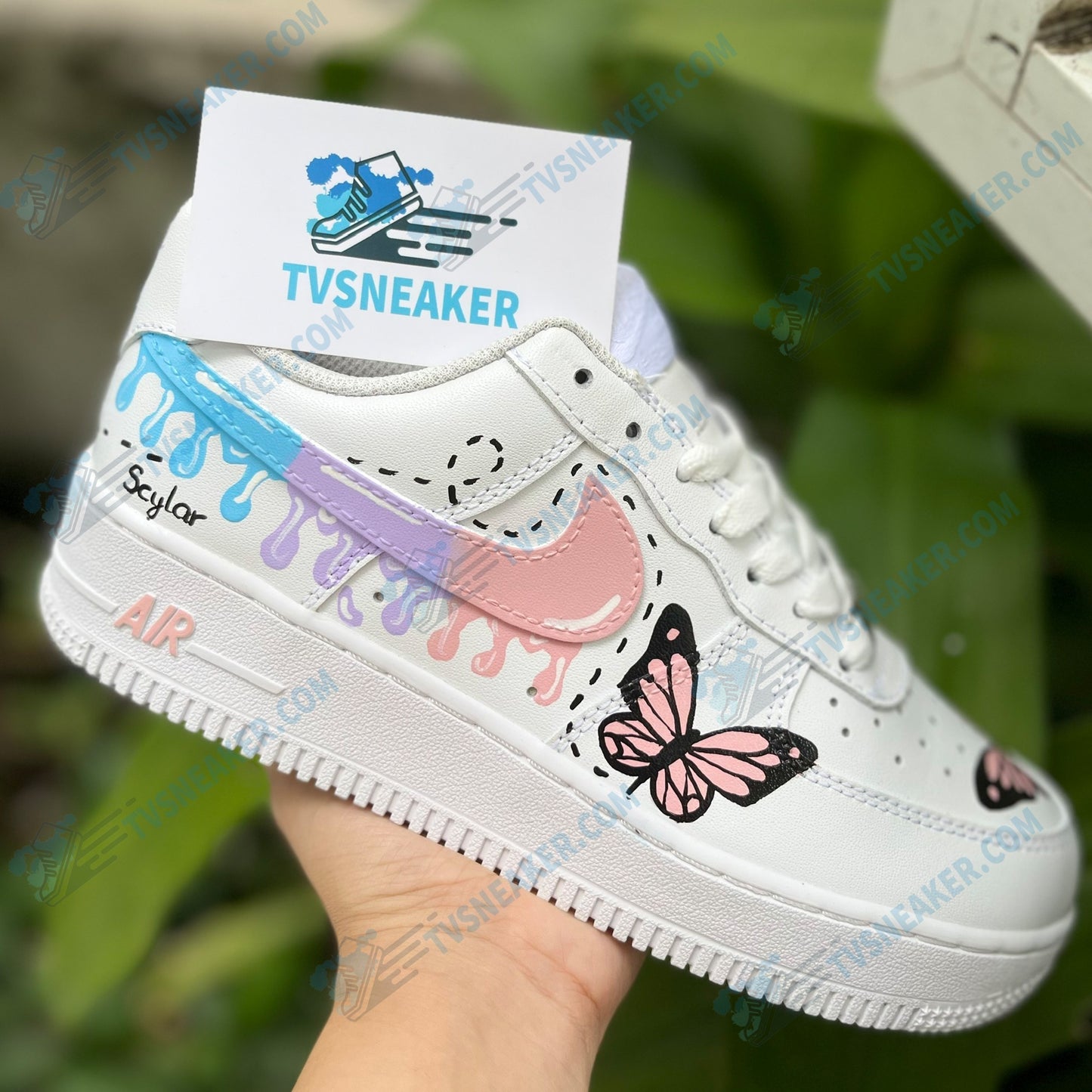 Rainbow Butterflies Air Custom Sneaker