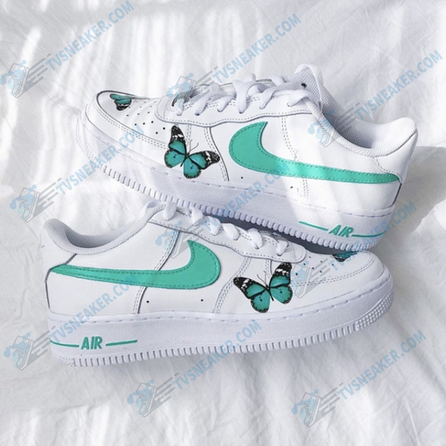 Green Butterfly Custom Sneaker