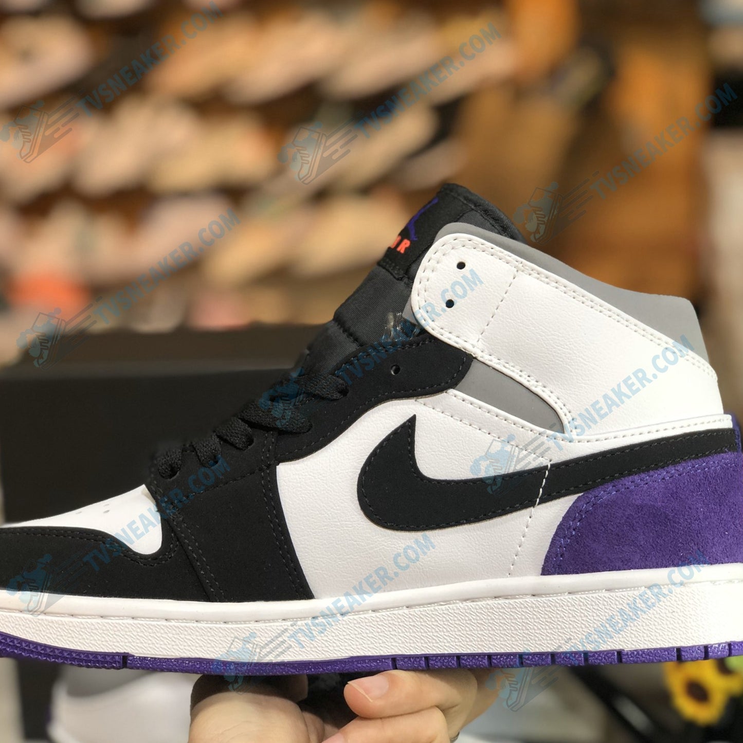 JD Purple High Sneaker