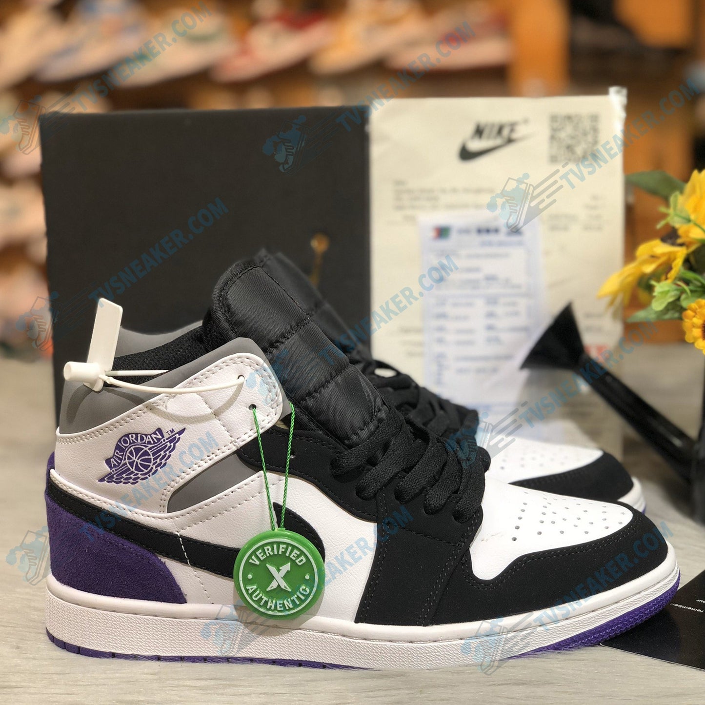 JD Purple High Sneaker